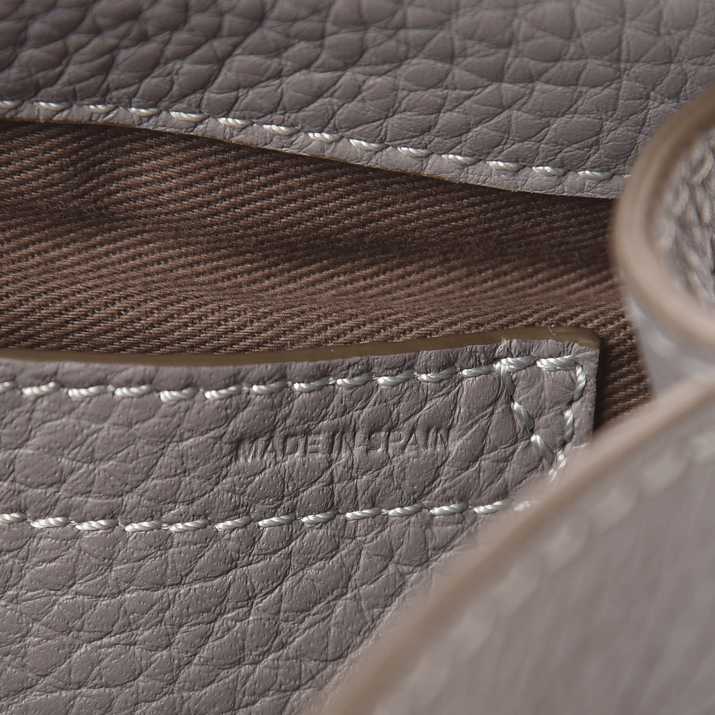 Calfskin Mini Marcie Round Crossbody Bag Cashmere Grey