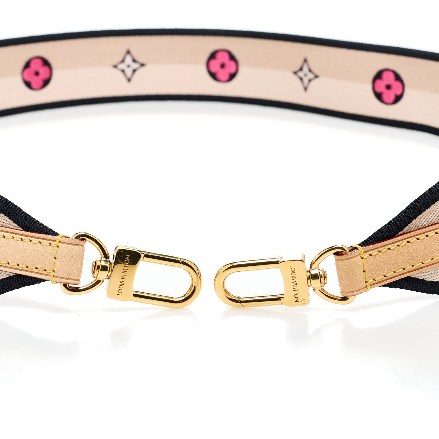 Louis Vuitton Jacquard Diane Shoulder Strap Black 3 of 3