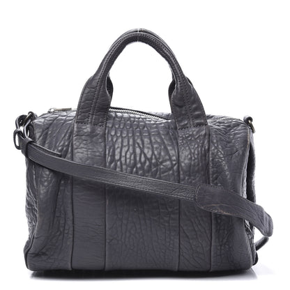 Alexander Wang Pebbled Lambskin Rocco Tundra Silver Hardware 1 of 10