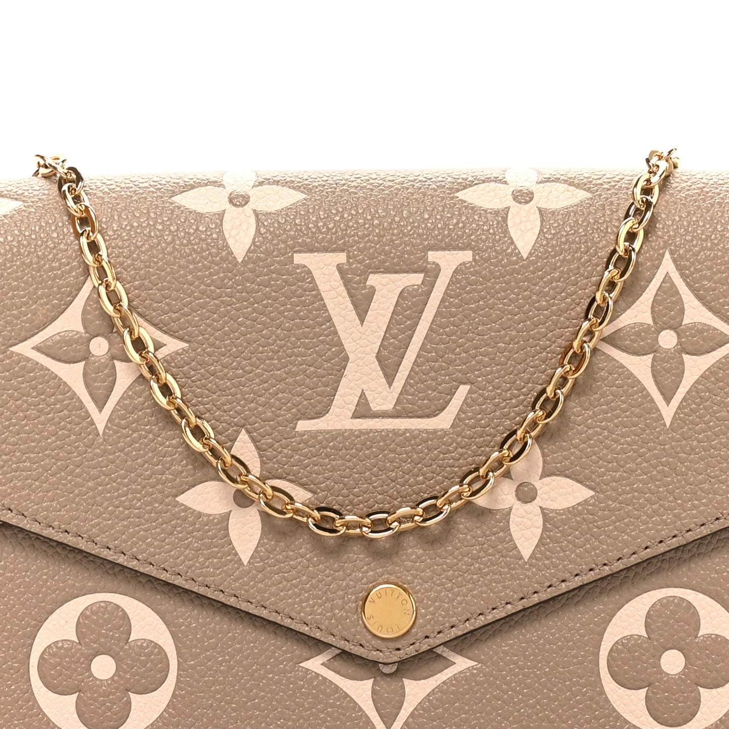 Empreinte Monogram Giant Felicie Pochette Tourterelle Creme