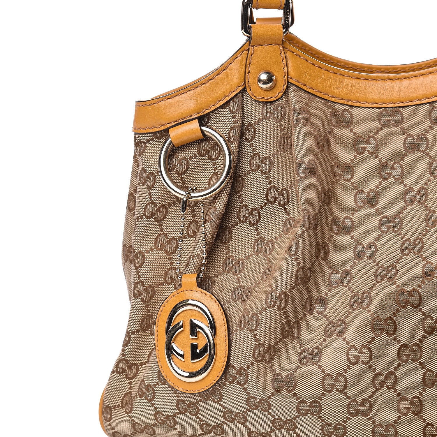 Gucci Monogram Medium Sukey Tote Yellow 14 of 14