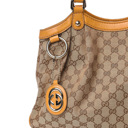 Gucci Monogram Medium Sukey Tote Yellow 14 of 14