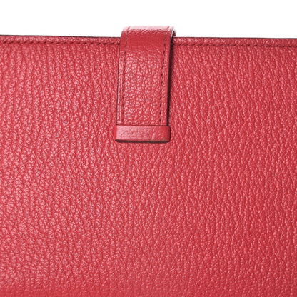 Hermes Chevre Mysore Bearn Gusset Wallet Bougainvillea 9 of 9