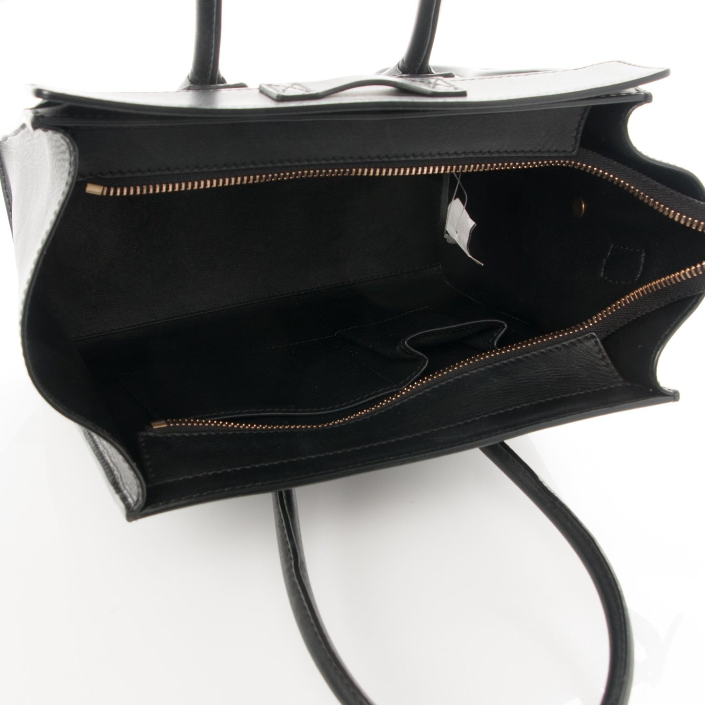 Smooth Calfskin Micro Luggage Black