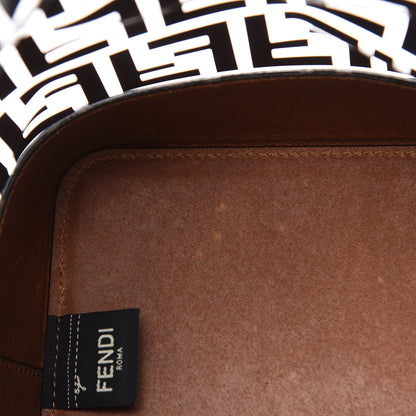 Fendi TPU FF Vitello Aura F is Fendi Grande Mon Tresor Bucket Bag Black Cuoio 6 of 10