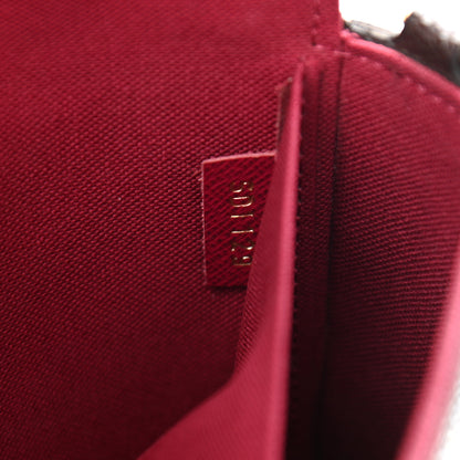 Louis Vuitton Monogram Pochette Felicie Chain Wallet Fuchsia 8 of 12