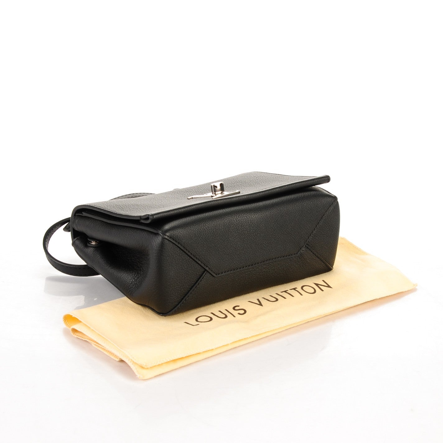 Calfskin Lockme II Chain Bag BB Black