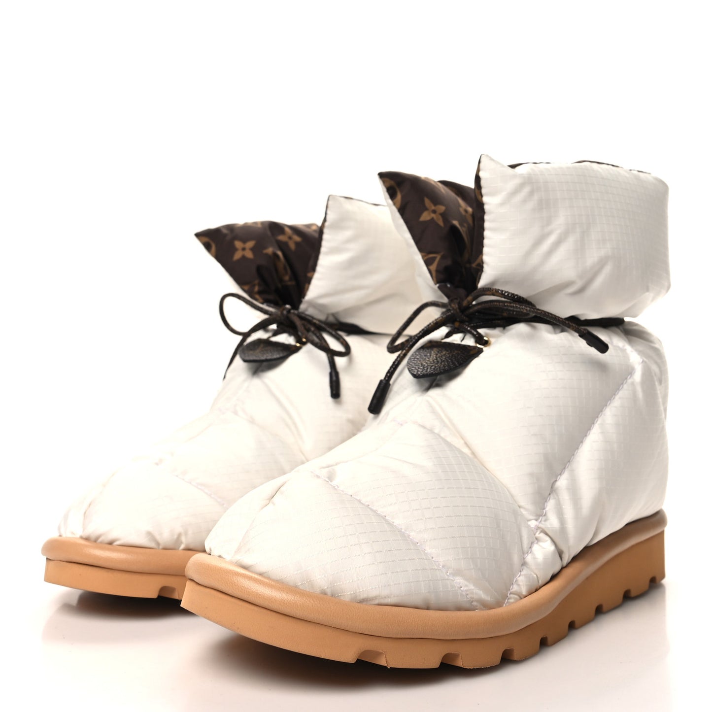 Nylon Monogram Pillow Comfort Ankle Boot 38 Beuge