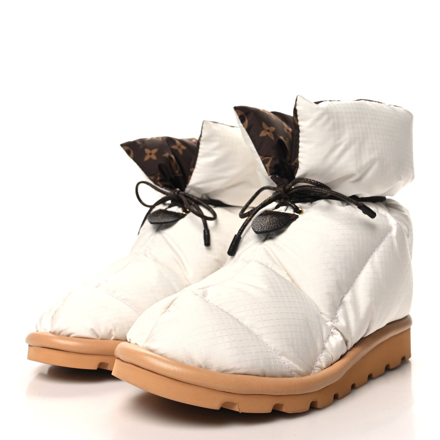 Louis Vuitton Nylon Monogram Pillow Comfort Ankle Boot 38 Beuge 3 of 7