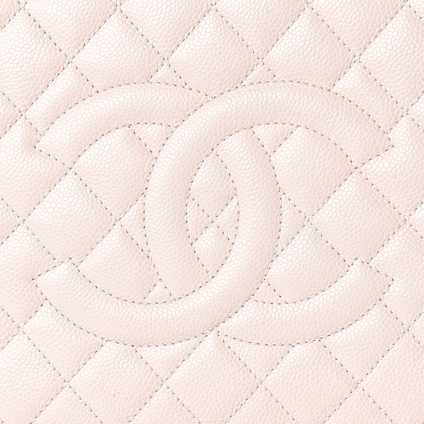 Caviar Quilted Grand Shopping Tote GST Light Pink