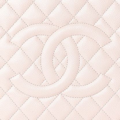 Chanel Caviar Quilted Grand Shopping Tote GST Light Pink 8 of 12