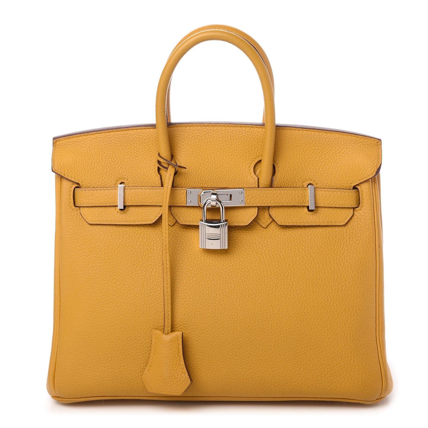 Togo Birkin 25 Jaune Ambre