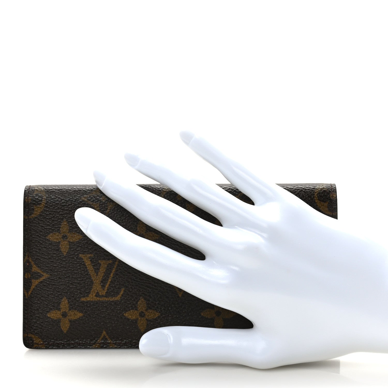 Louis Vuitton Monogram Simple Checkbook Holder Wallet 2 of 6
