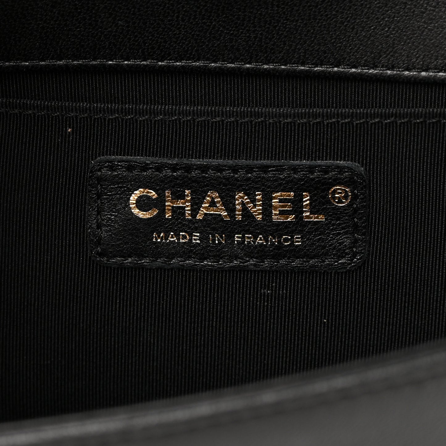 Lambskin Quilted Medium Boy Flap Black