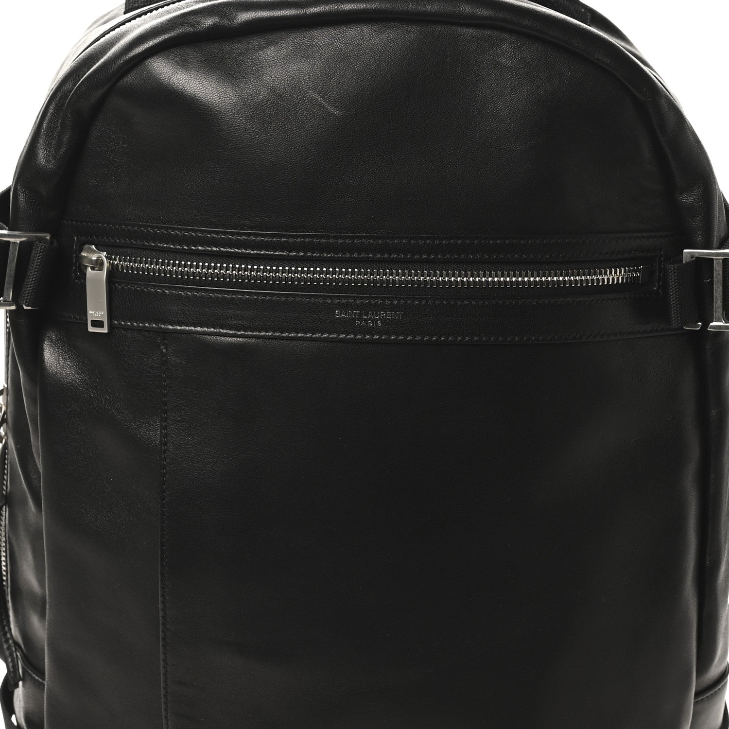 Saint Laurent Lambskin City Trekking Backpack Black 7 of 9