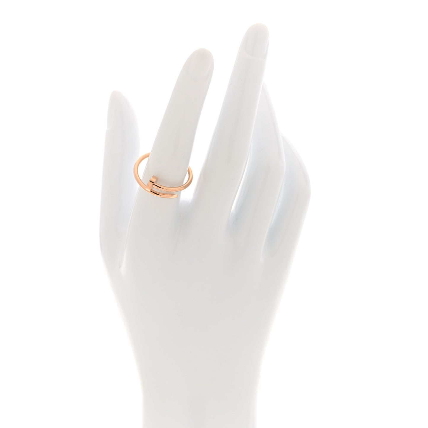 18K Pink Gold Small Juste Un Clou Ring 56 7.5