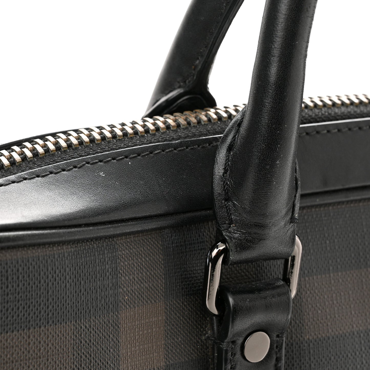 Smoked Check Newburg Briefcase