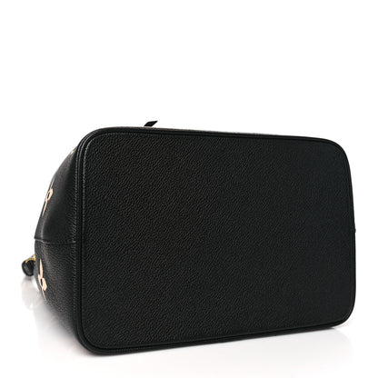 Louis Vuitton Empreinte Monogram Giant Neonoe MM Black Beige 5 of 11