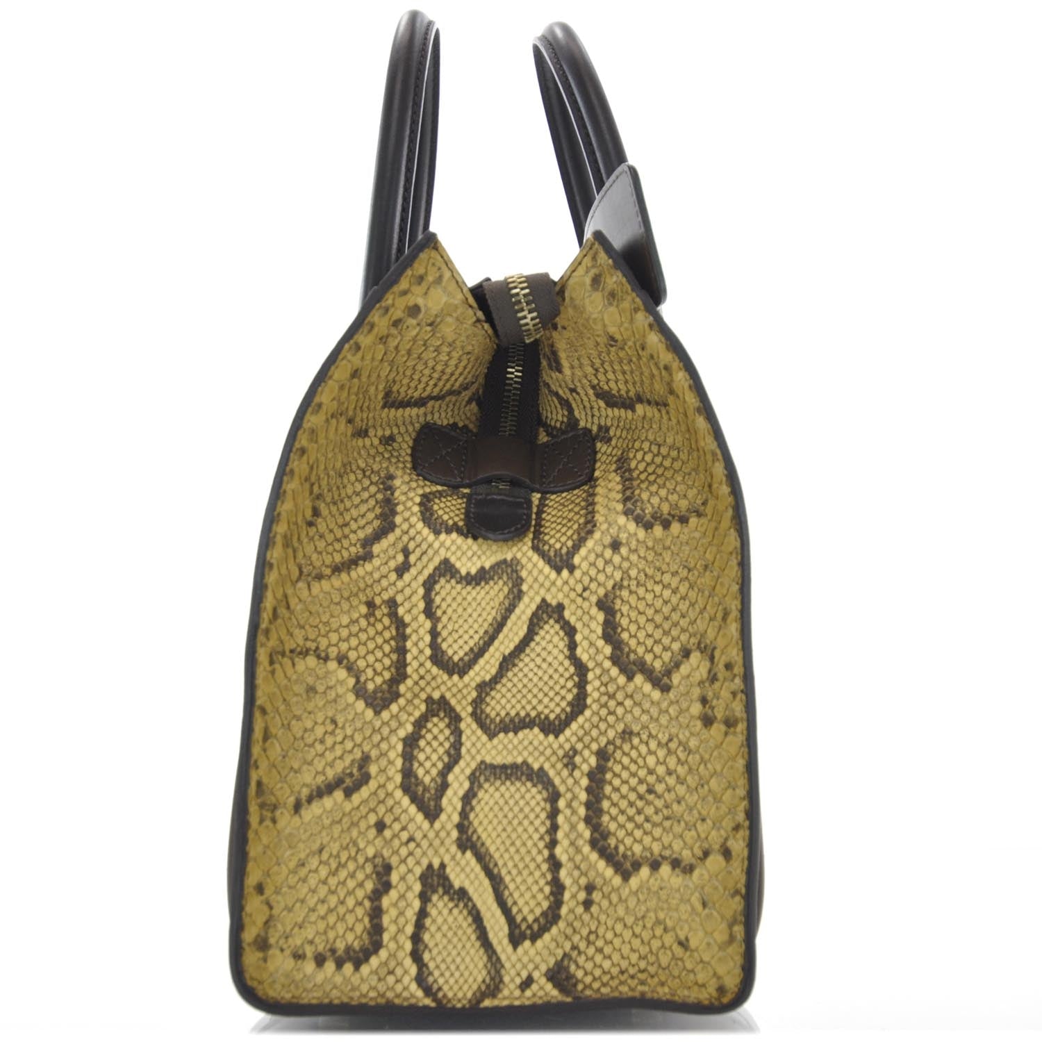 Celine Python Mini Luggage Honey 4 of 10