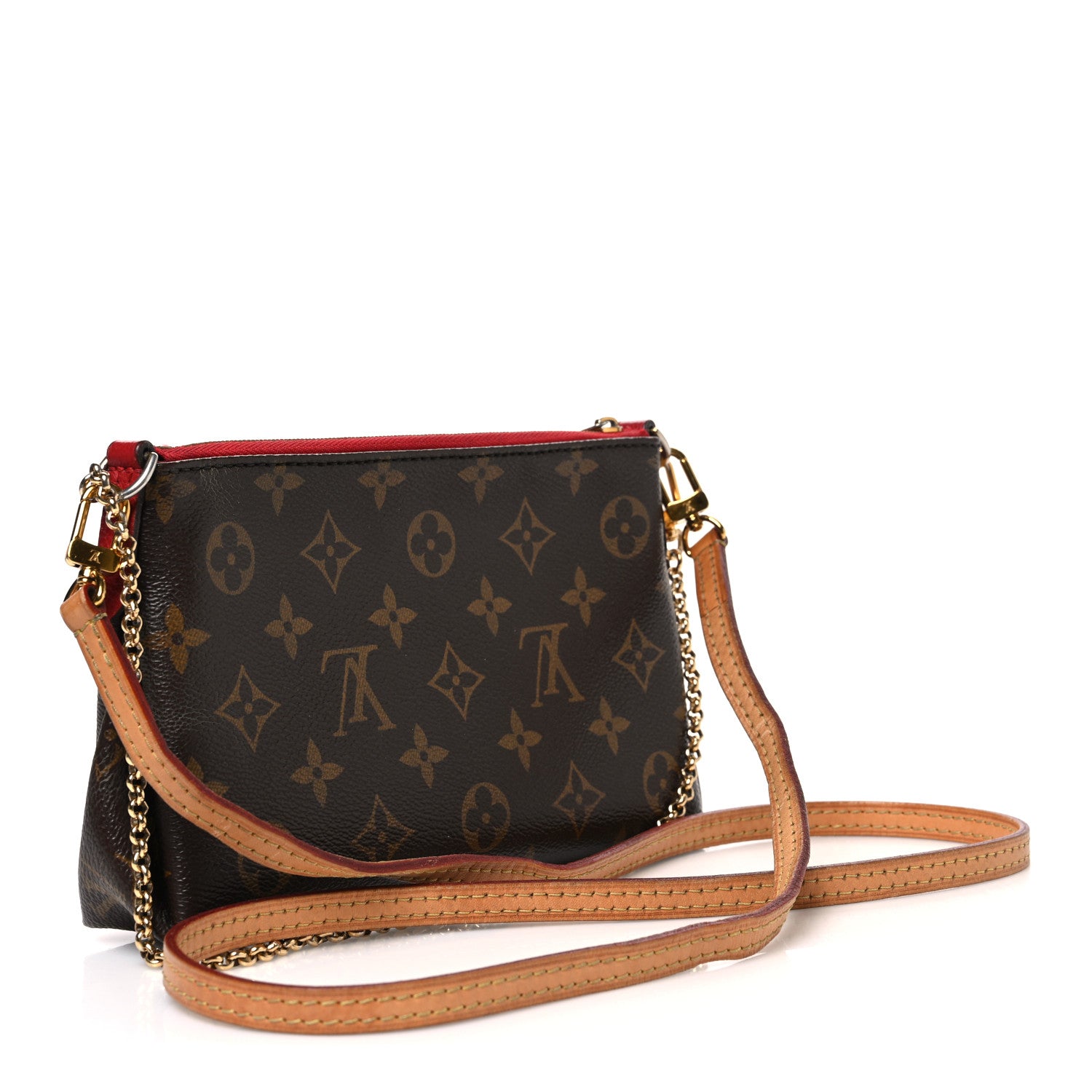 Louis Vuitton Monogram Pallas Clutch Poppy 2 of 9