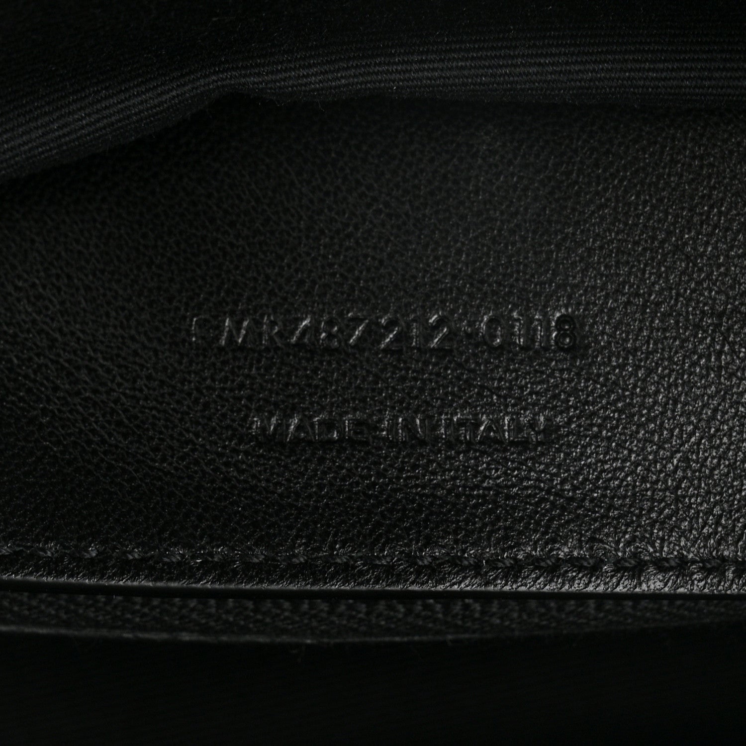 Saint Laurent Sheepskin Matelasse Chevron Monogram Large College Satchel Black 7 of 10