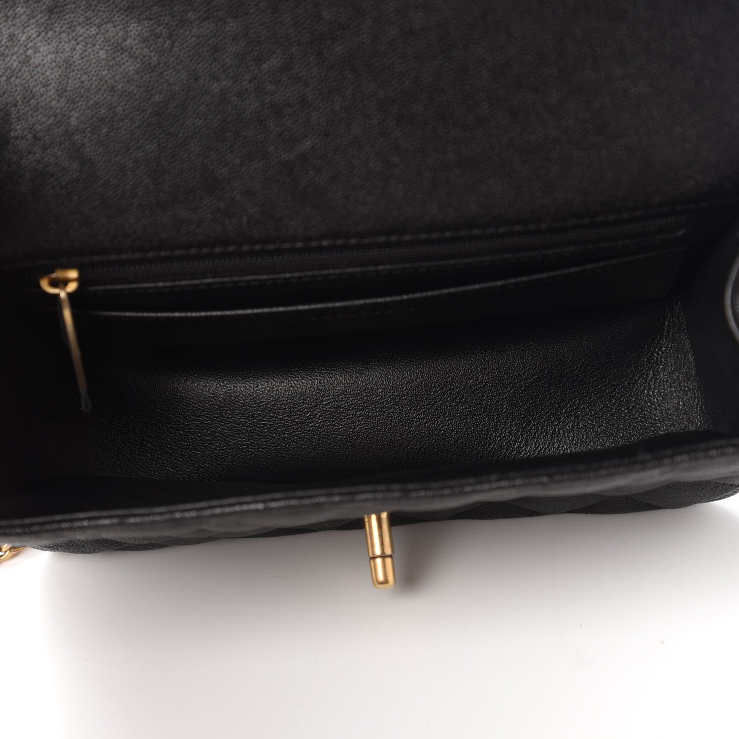 Chanel Caviar Quilted Mini Top Handle Rectangular Flap Black 5 of 11