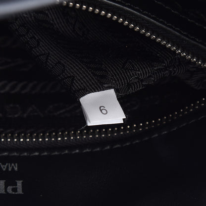 Prada Soft Calfskin Diagramme Crossbody Bag Black 7 of 9