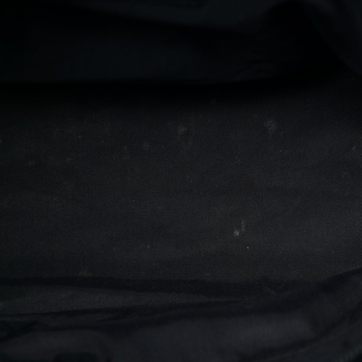 Coated Canvas Quilted Small Paris Biarritz Tote Black