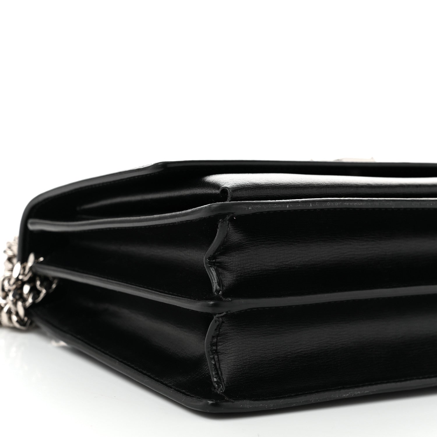 Saint Laurent Calfskin Medium Monogram Sunset Black 9 of 10