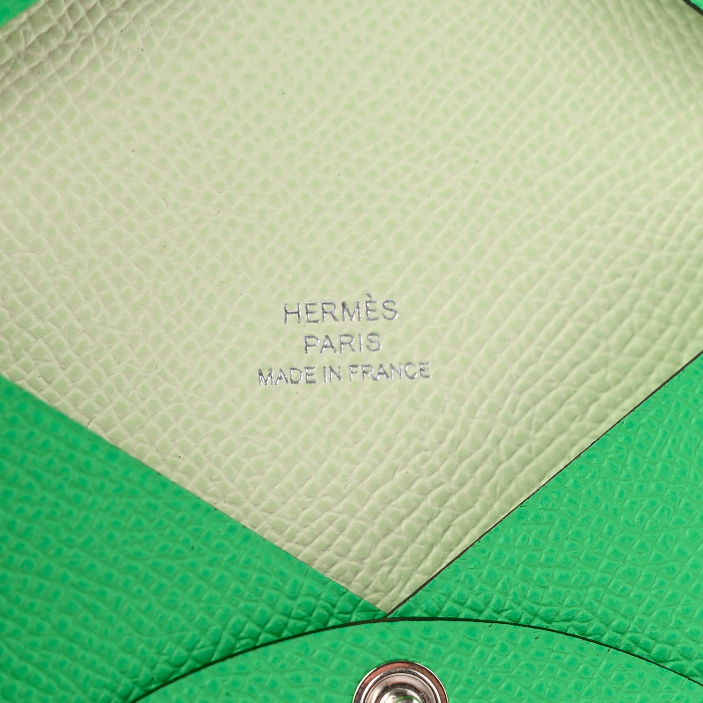 Epsom Calvi Card Case Vert Comics Vert Fizz