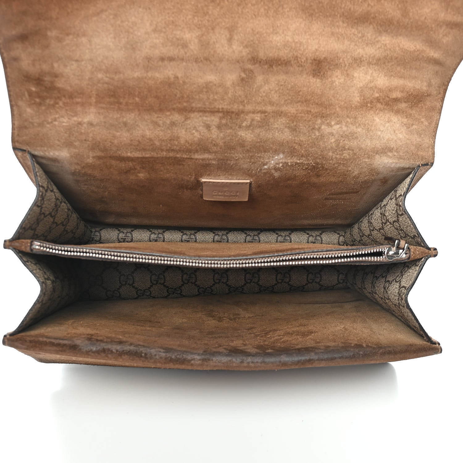 Gucci GG Supreme Monogram Medium Dionysus Shoulder Bag Taupe 5 of 12