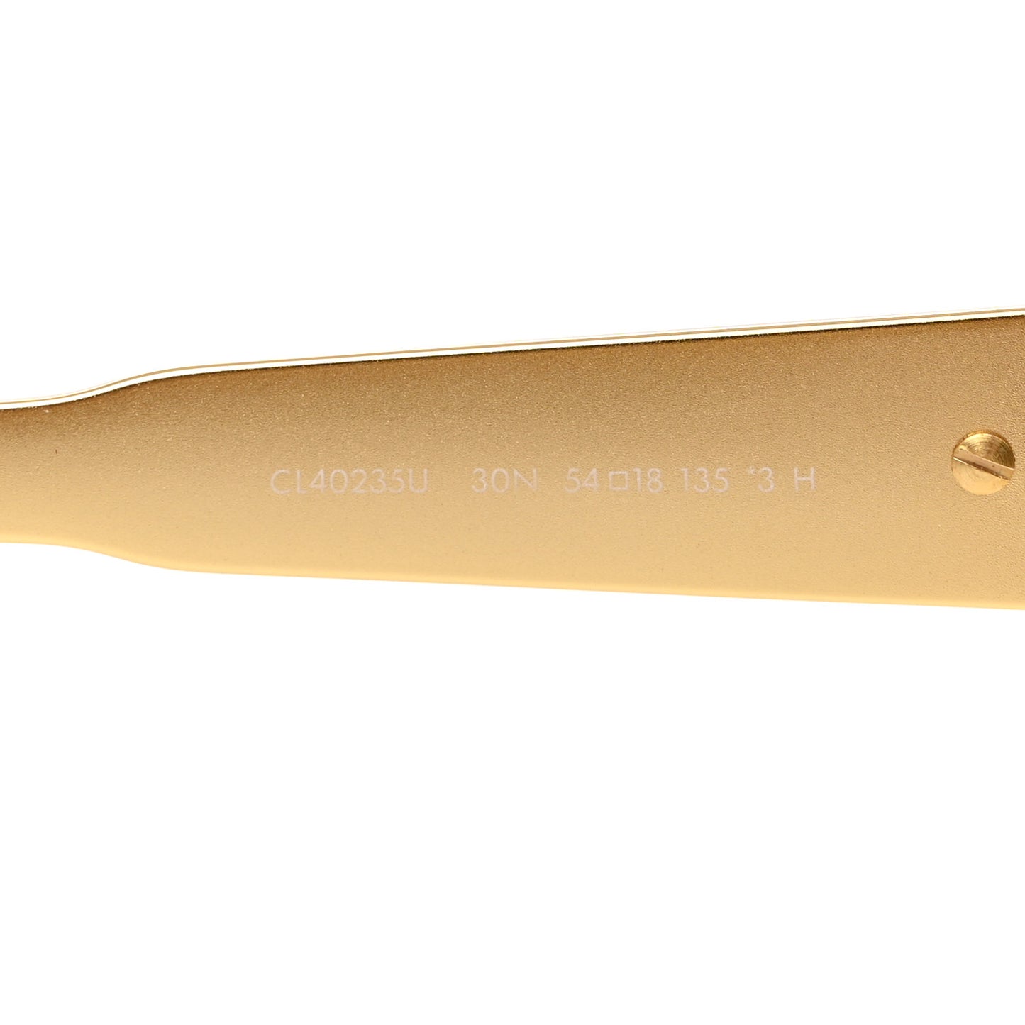 Metal Triomphe 01 Sunglasses CL40235U Gold Green