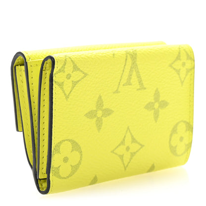 Louis Vuitton Monogram Taiga Discovery Compact Wallet Yellow 3 of 7