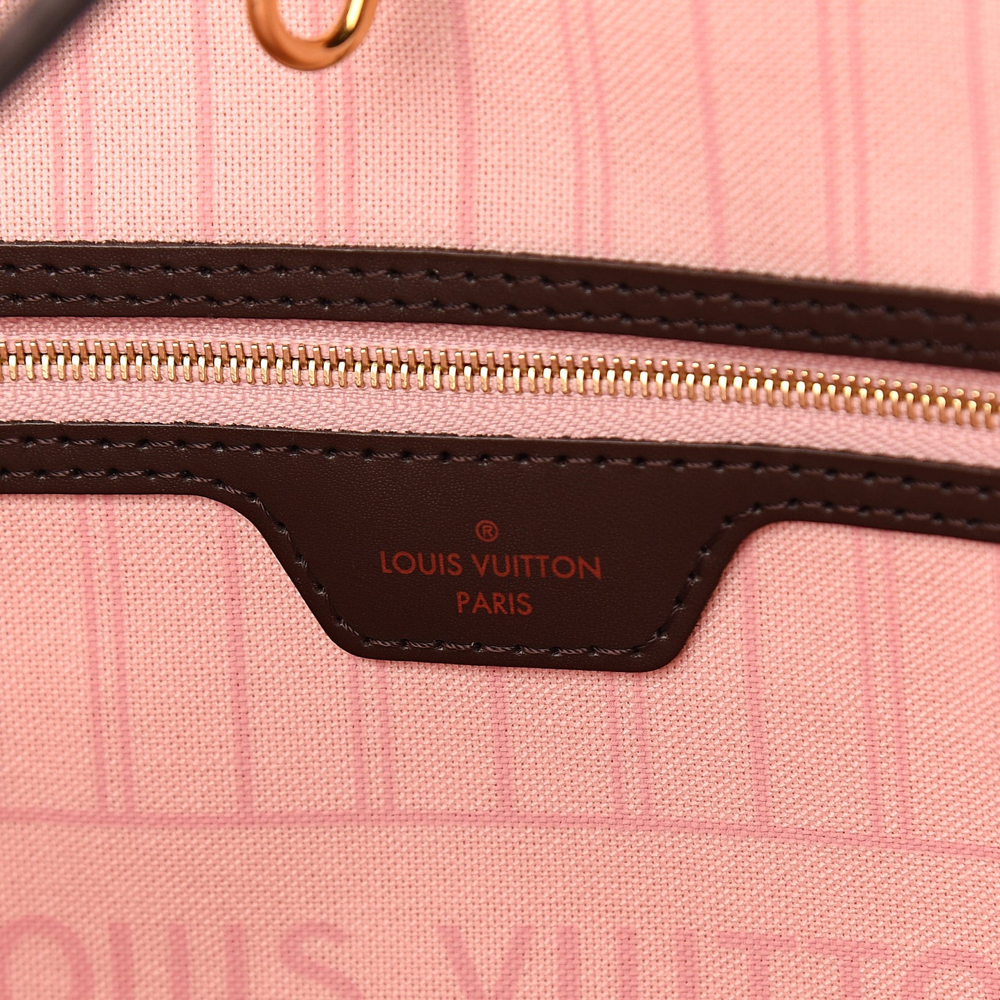 Damier Ebene Neo Neverfull MM Rose Ballerine