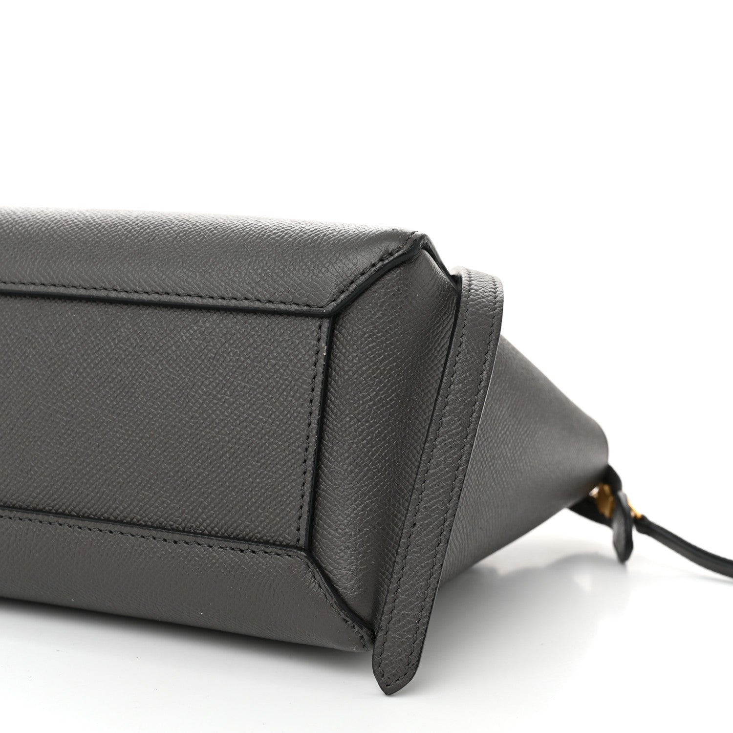 Celine Grained Calfskin Nano Belt Bag Grey 10 of 12