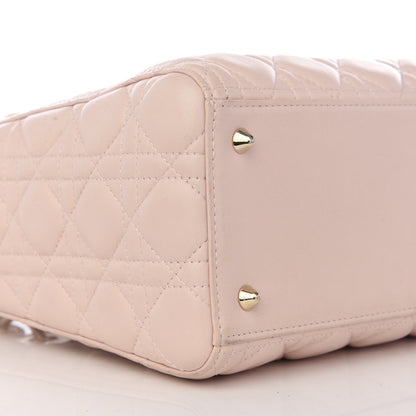 Christian Dior Lambskin Cannage Medium Lady Dior Light Pink 5 of 8