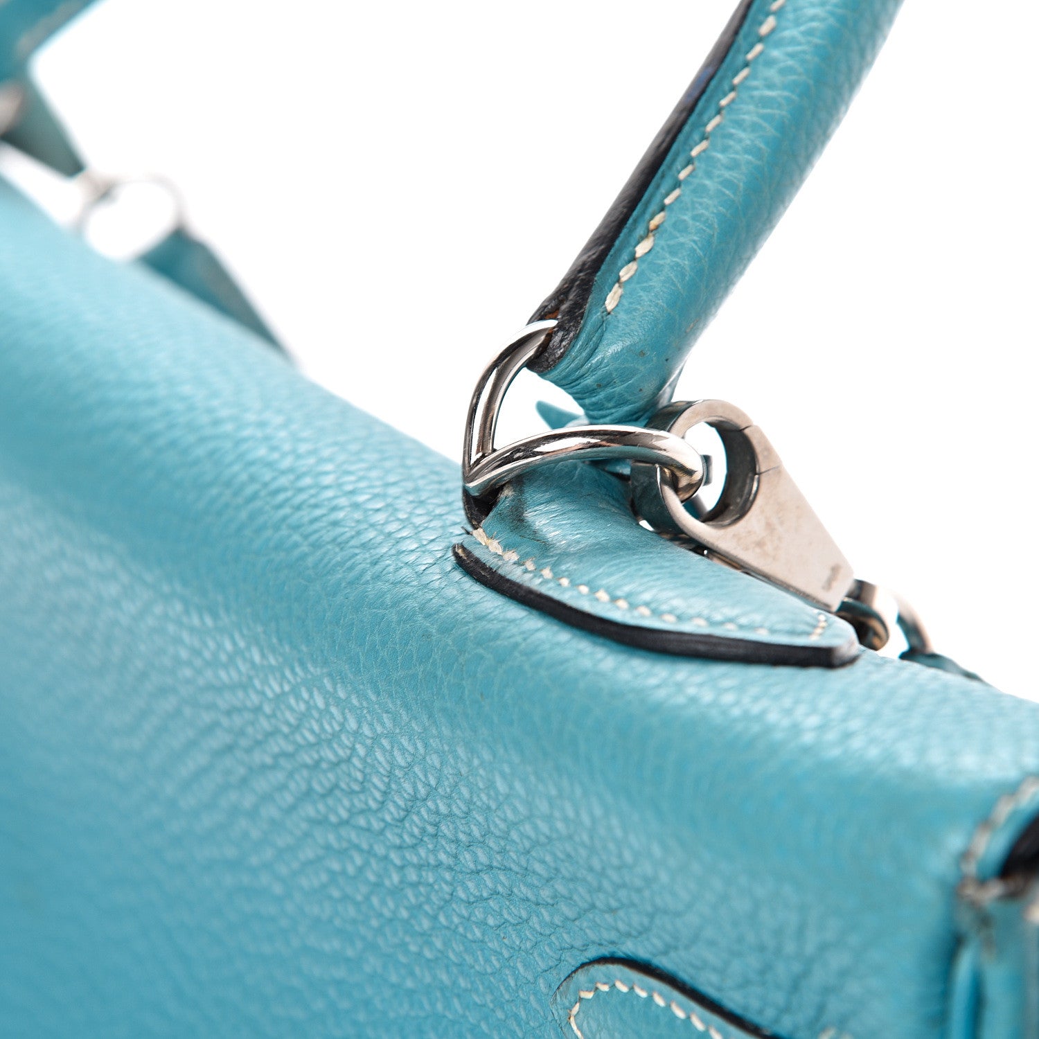 Hermes Togo Kelly Retourne 35 Blue Jean 16 of 17