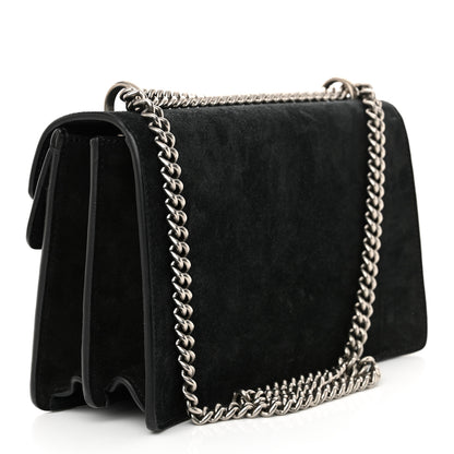 Gucci Suede Small Dionysus Shoulder Bag Black 3 of 11