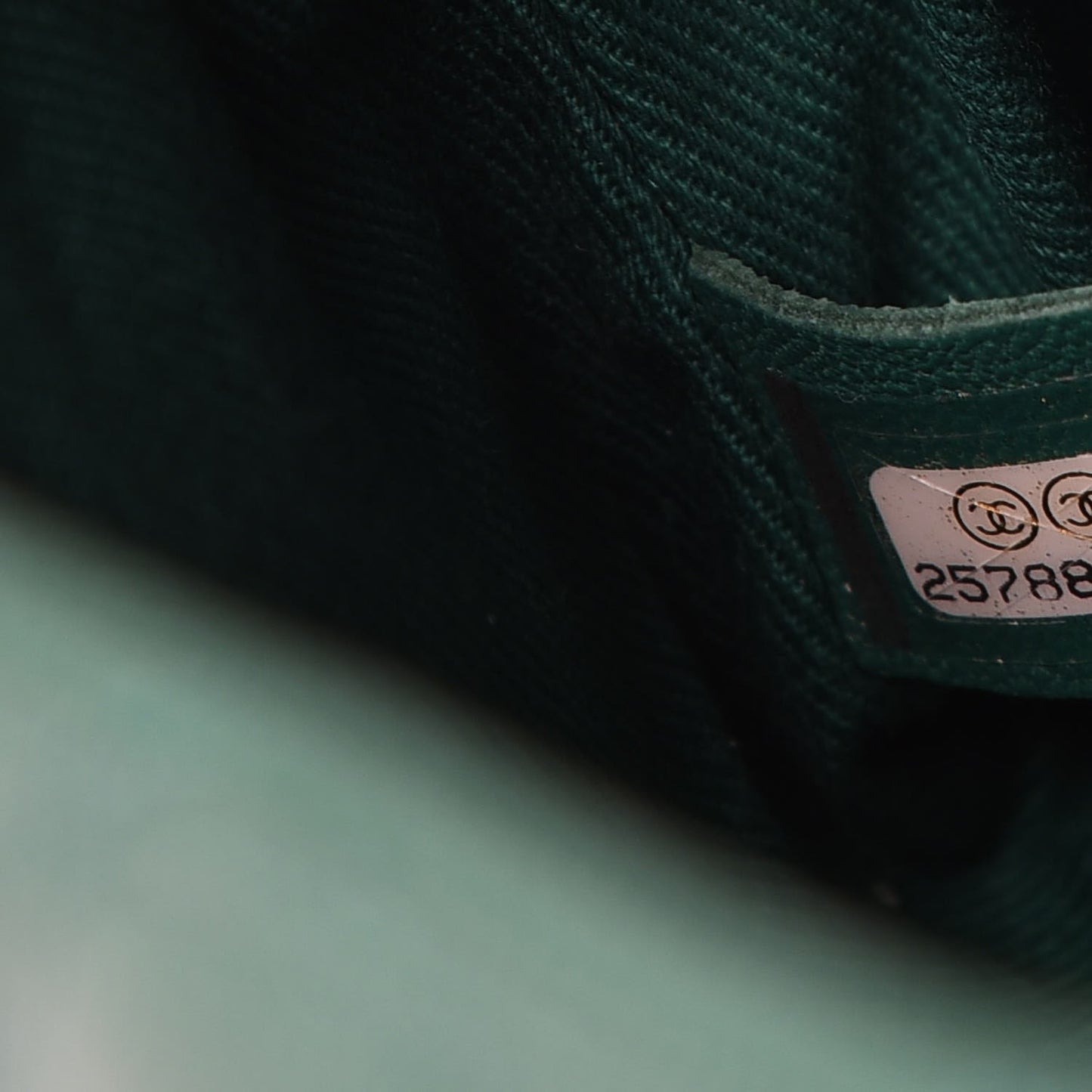 Caviar Quilted Mini Coco Handle Flap Green