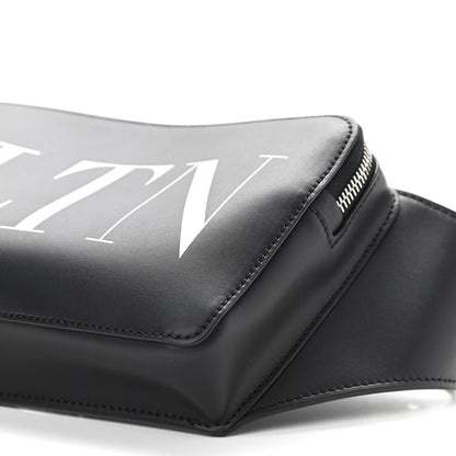 Valentino Garavani Calfskin VLTN Belt Bag Black White 8 of 8