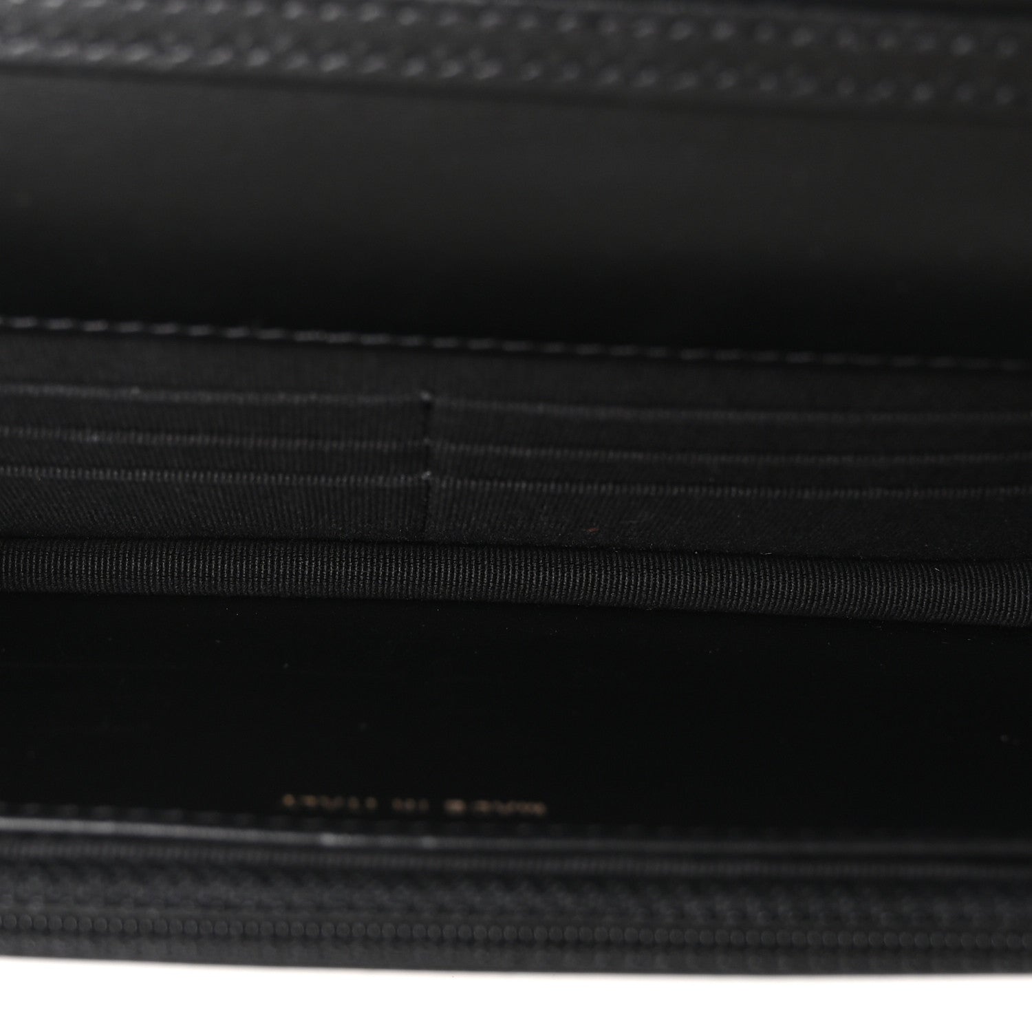 Chanel Calfskin Quilted Maxi Pearl Wallet On Chain WOC Black 5 of 12
