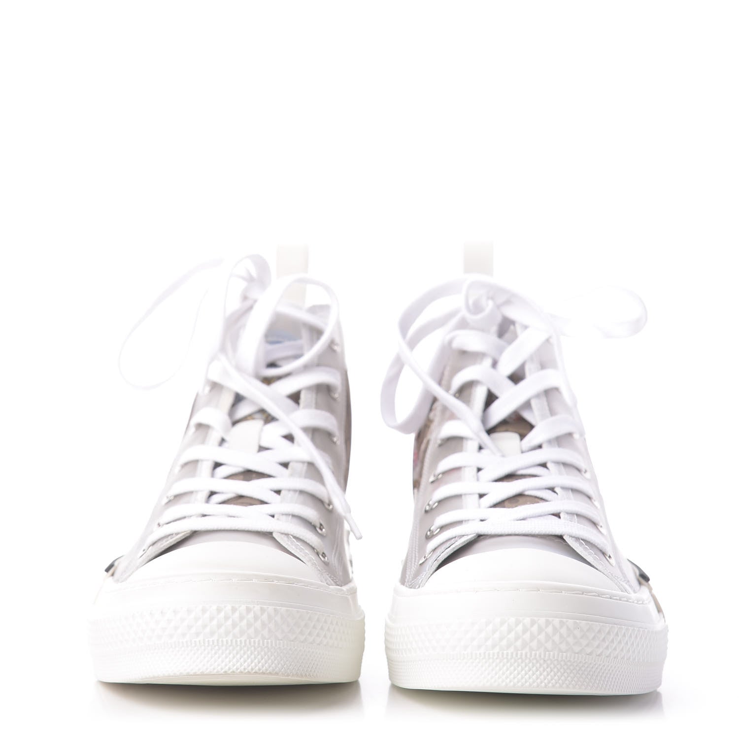 Christian Dior X SORAYAMA Technical Canvas Oblique Mens B23 High Top Sneakers 39 White 2 of 10