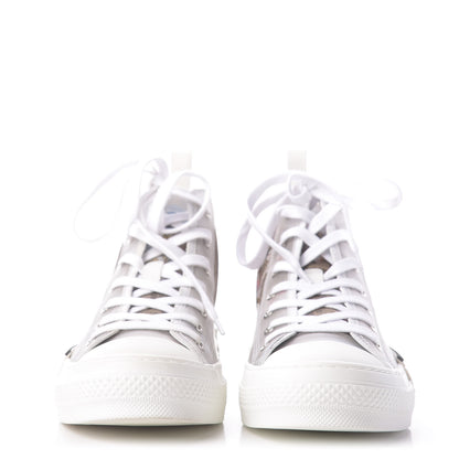 Christian Dior X SORAYAMA Technical Canvas Oblique Mens B23 High Top Sneakers 39 White 2 of 10