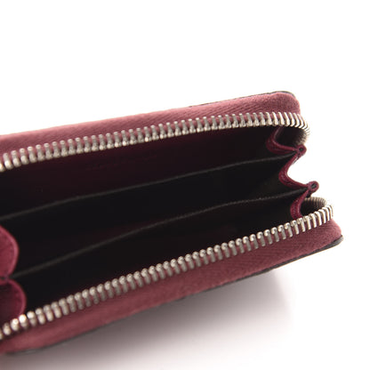 Gucci Crocodile Zip Around Card Case Cherry Gloss 5 of 7