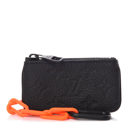Louis Vuitton Taurillon Monogram Solar Ray Key Pouch Black 1 of 7