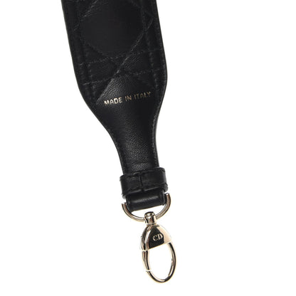 Christian Dior Lambskin Cannage Shoulder Strap Black 5 of 5