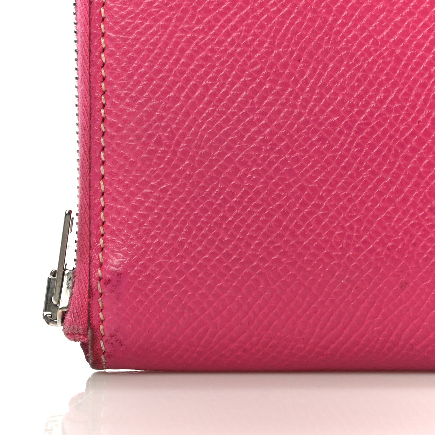 Hermes Epsom Silk'in Wallet Rose Tyrien 15 of 17