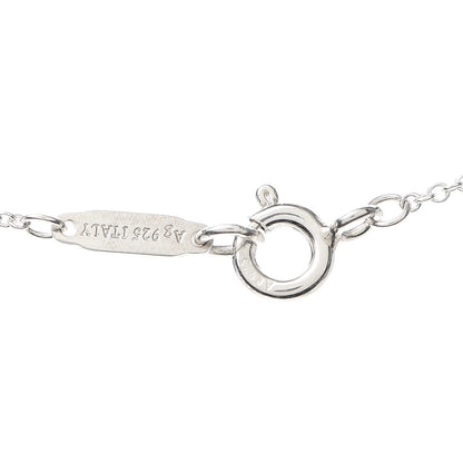 Tiffany Sterling Silver Atlas Open Pendant Necklace 4 of 6