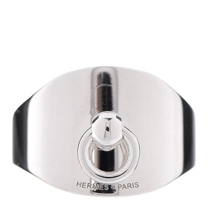 Hermes Sterling Silver Collier De Chien Rock Ring Small 51.9 6 1 of 5