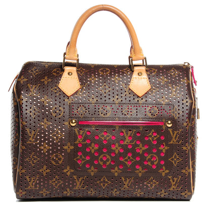Louis Vuitton Monogram Perforated Speedy 30 Fuchsia 1 of 6